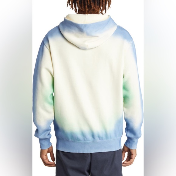 JUNGLES SPRAY DYED HOODIE (BIRCH BLUE GREEN) - Picture 2 of 9